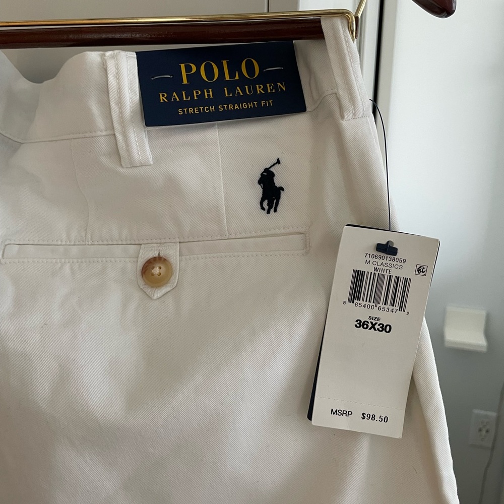 Stretch Straight Fit Pants